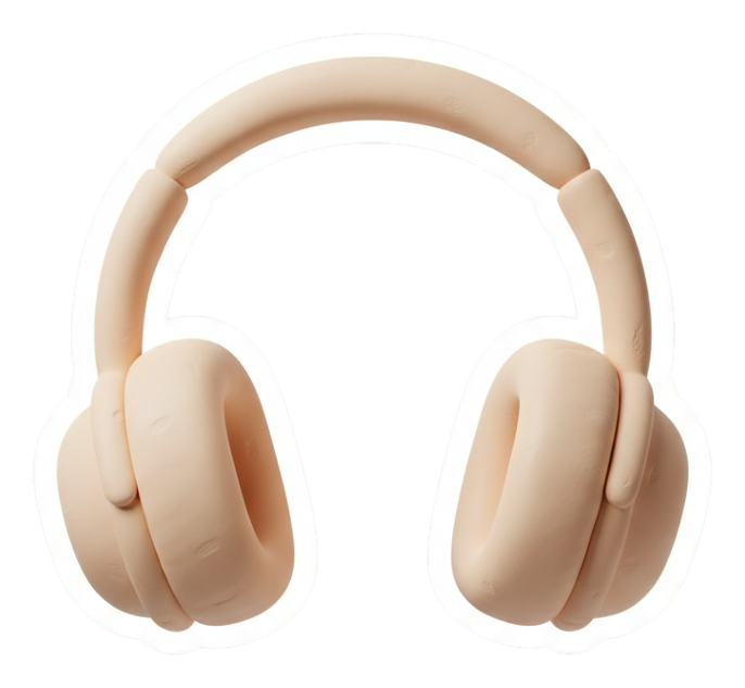 Headphones sticker